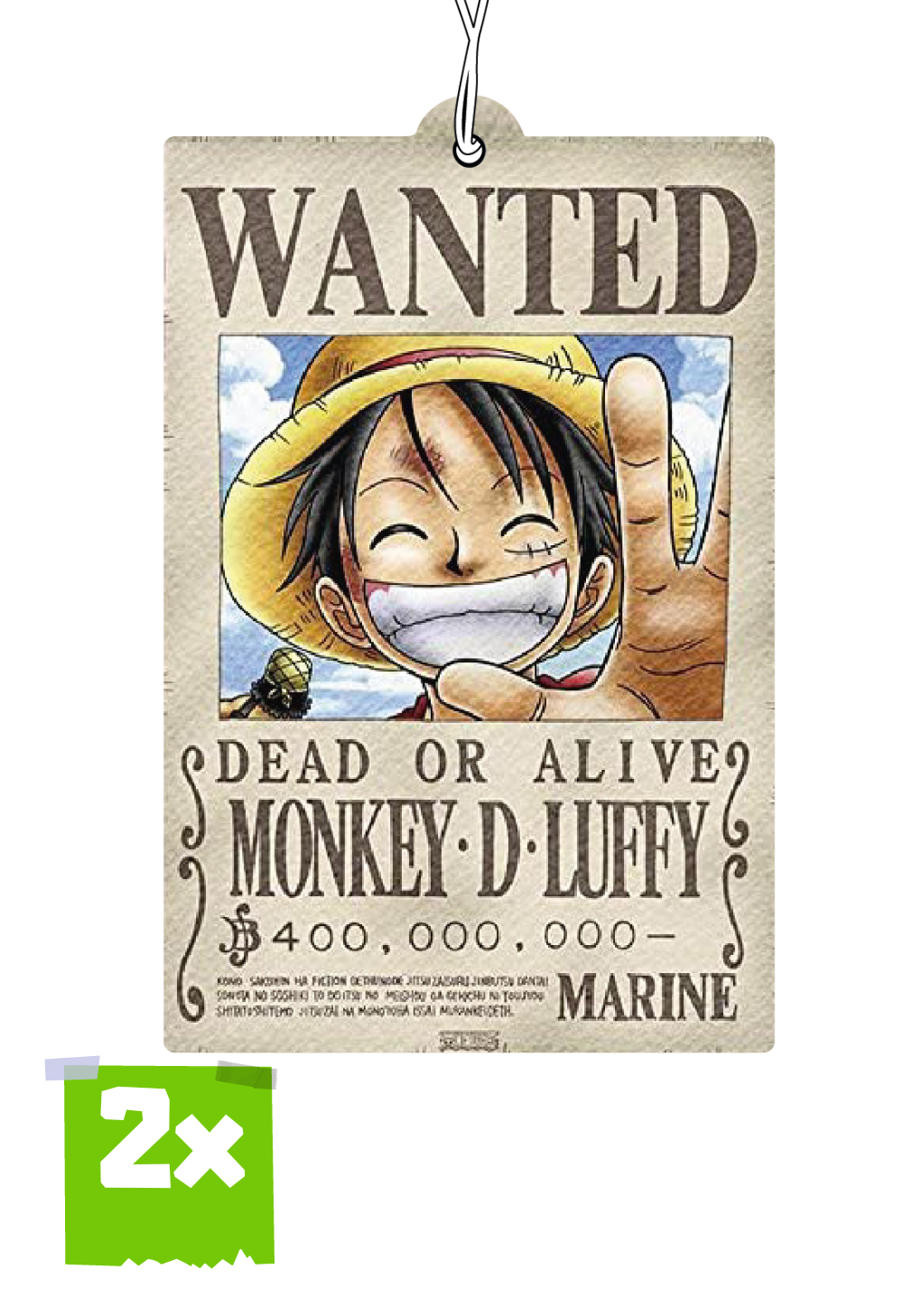Monkey d Luffy Lufterfrischer / Duftbaum / Anime