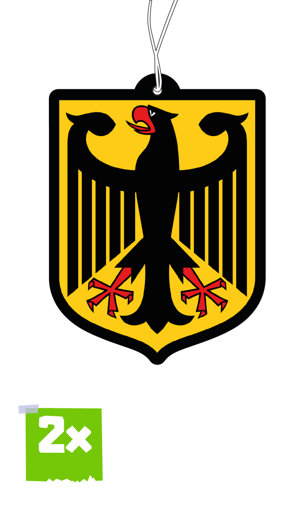 2x BUNDESADLER Duftbaum / Lufterfischer