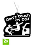 2x DON'T TOUCH MY CAR Duftbaum / Lufterfrischer