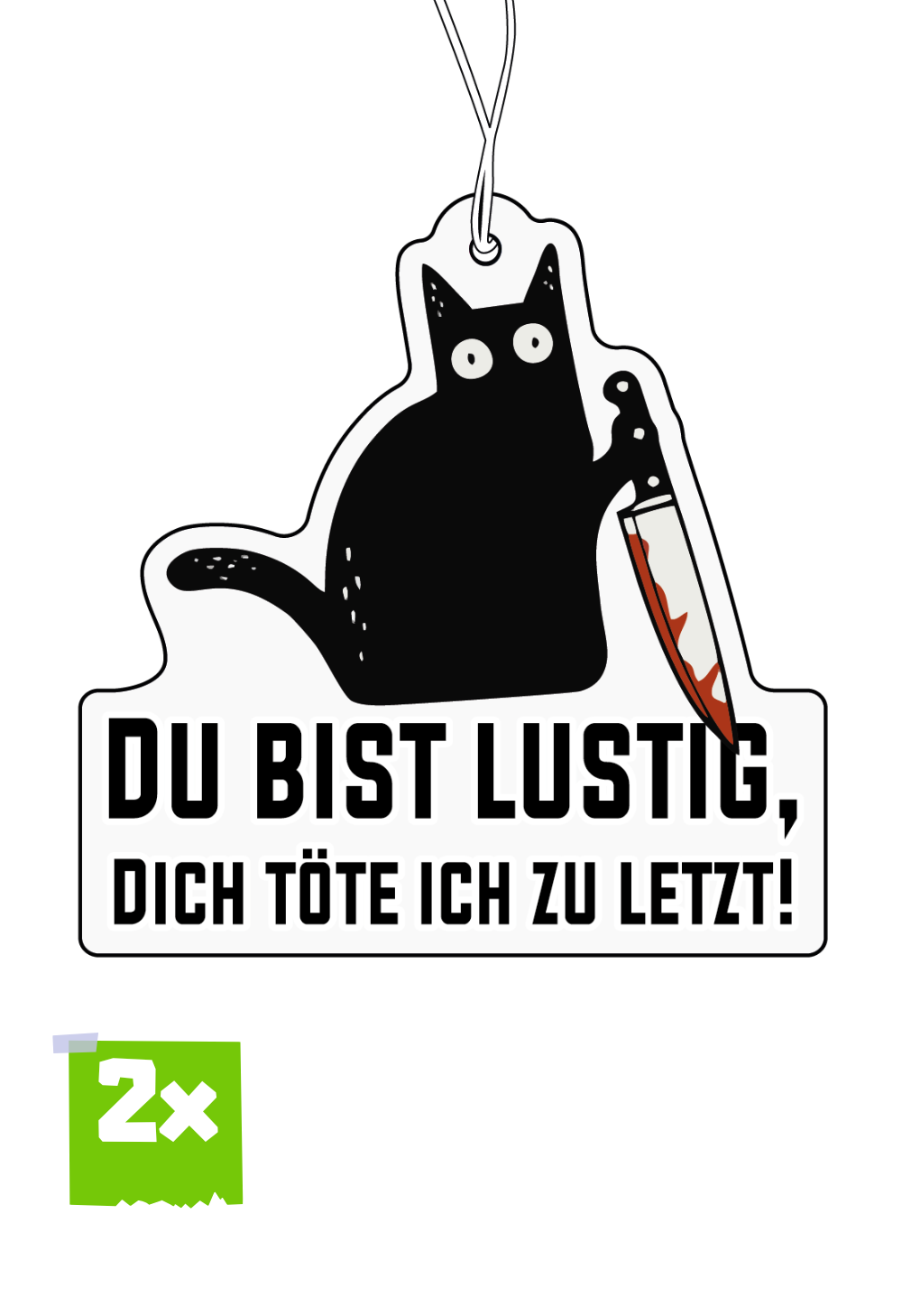 2x KILLER CAT Duftbaum / Lufterfrischer