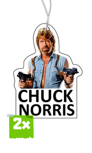 2x CHUCK NORRIS Duftbaum / Lufterfrischer