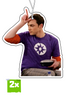 2x SHELDON COOPER Duftbaum / Lufterfrischer