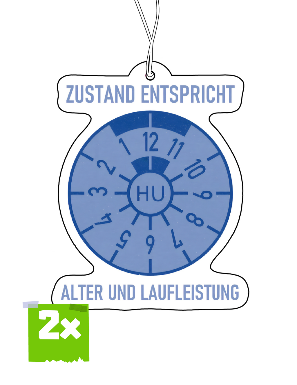 2x ZUSTAND ENTSPRICHT ALTER UND LAUFLEISTUNG Duftbaum / Lufterfrischer