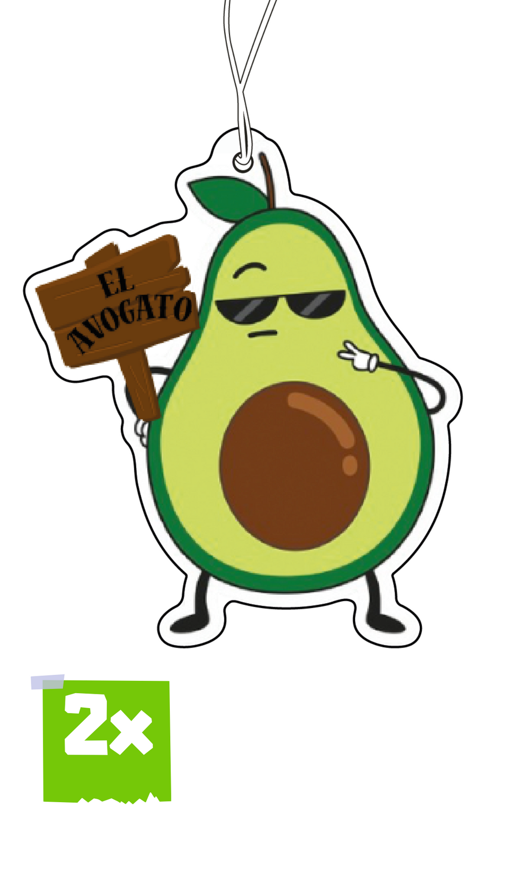 2x EL AVOCADO Duftbaum / Lufterfrischer