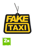 2x FAKE TAXI Duftbaum / Lufterfrischer