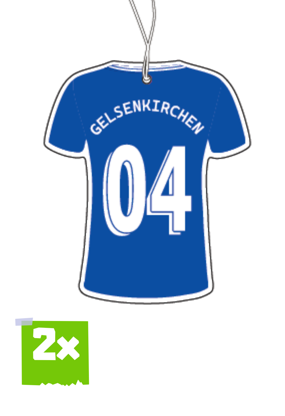 2x GELSENKIRCHEN TRIKOT Duftbaum / Lufterfrischer