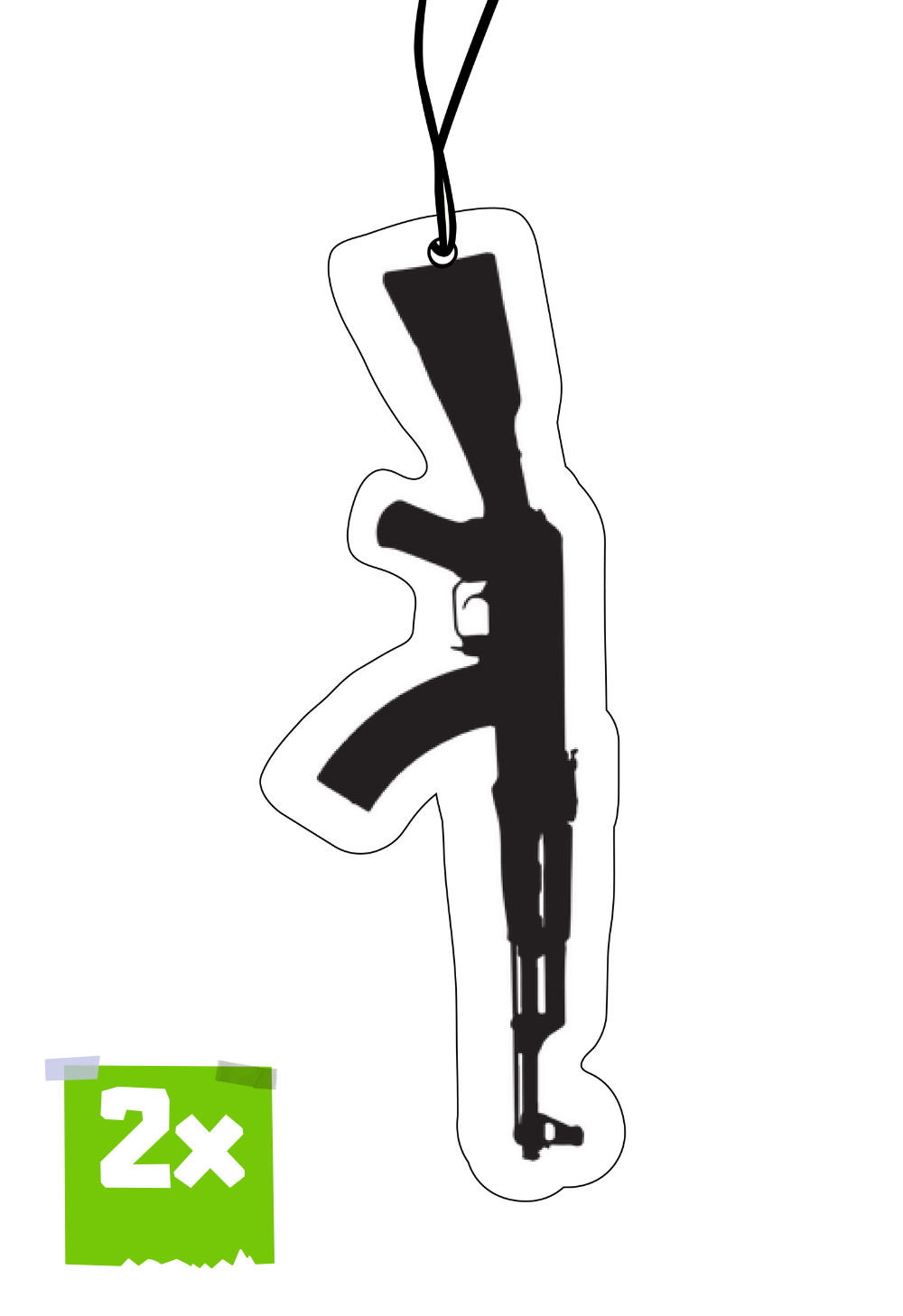 2x AK-47 Duftbaum / Lufterfrischer