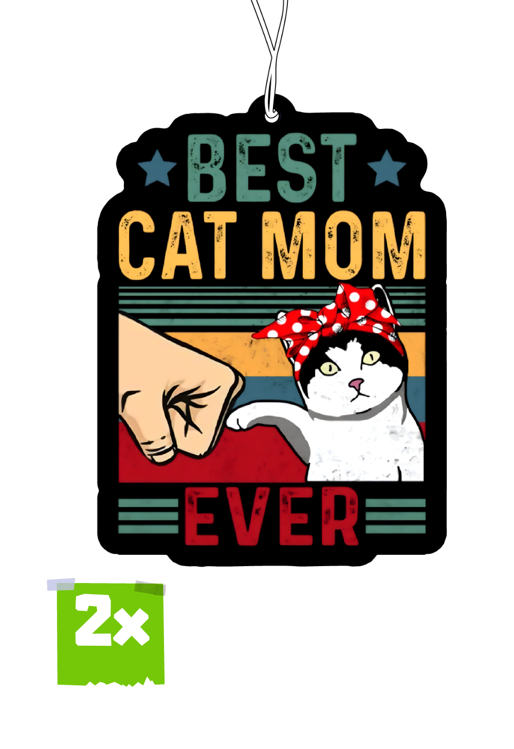2x BEST CAT MOM Duftbaum / Lufterfrischer