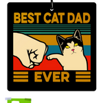 2x BEST CAT DAD Duftbaum / Lufterfrischer - Kitten - Sweet - Funny