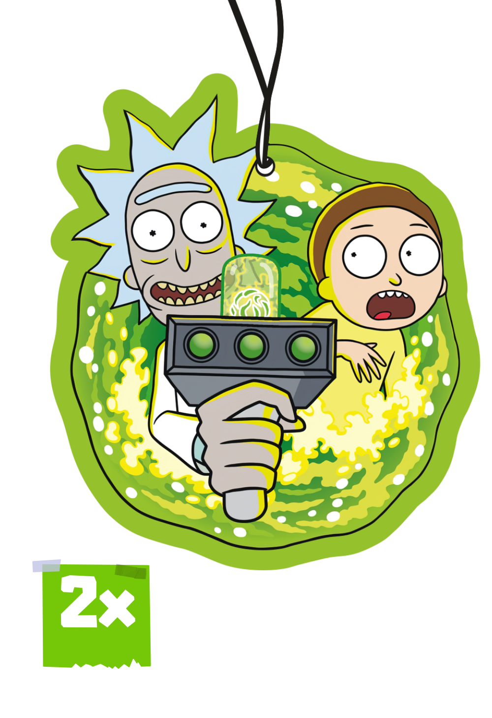 2x RICK & MORTY Duftbaum / Lufterfrischer