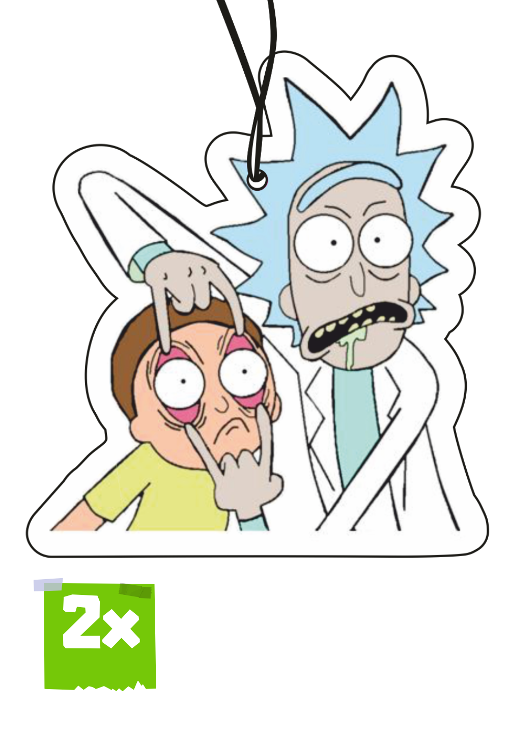 2x RICK & MORTY Duftbaum / Lufterfrischer